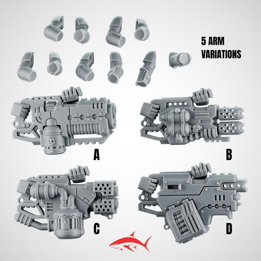 5 Terminator Heavy Weapons – 4 Models to Choose From – Ultra HD 14K Resin