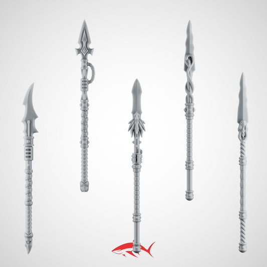 5 Greytide Spear Without Hands for Fire Lizard – Spike, Dragon Teeth And Claw