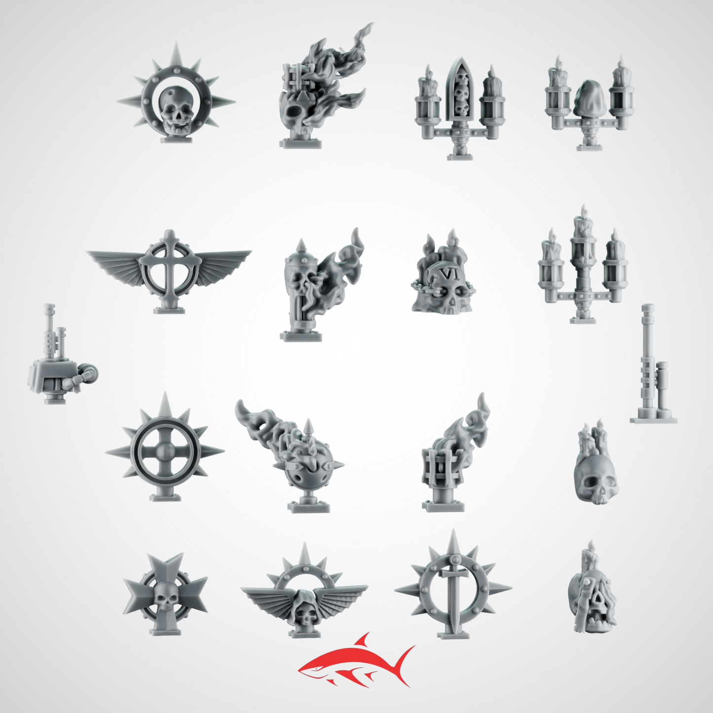 Backpack Toppers Fallen Angel and Space Templar - Bits Ultra HD 14K