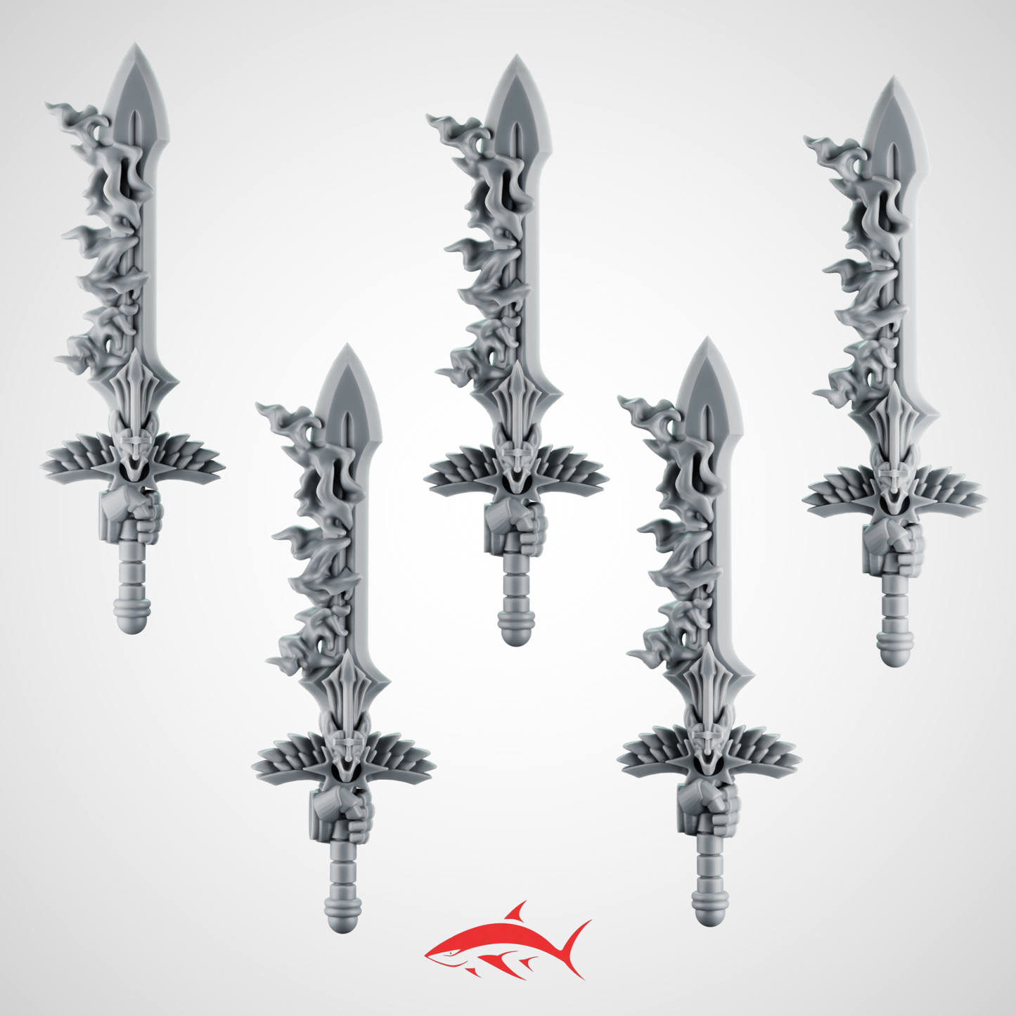Flame Sword Greytide Angel of the Death - Bits Ultra HD 14K