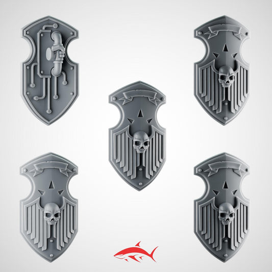 5 Shields– Massive Battle Shields Generic Melee Weapons Bits Ultra HD 14K