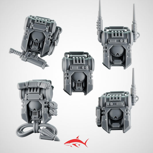 Set 2 – 5 Rapt’Ops Scout Backpacks – Tactical Unit Gear Bits Ultra HD 14K