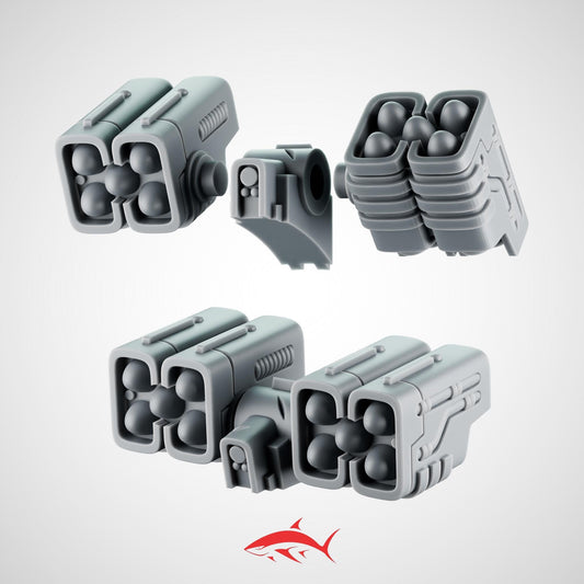 Terminator Big Missile Launcher – Ultra HD 14K Resin – Sold Individually