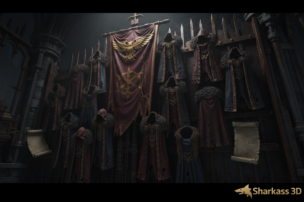 How to Add Cloaks and Capes to 32mm Miniatures Image