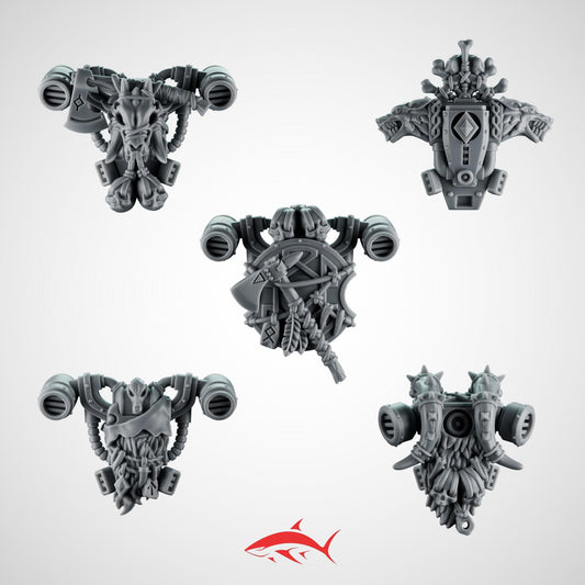 Backpack SET2 Primal Hound Greytide - Bits Ultra HD 14K