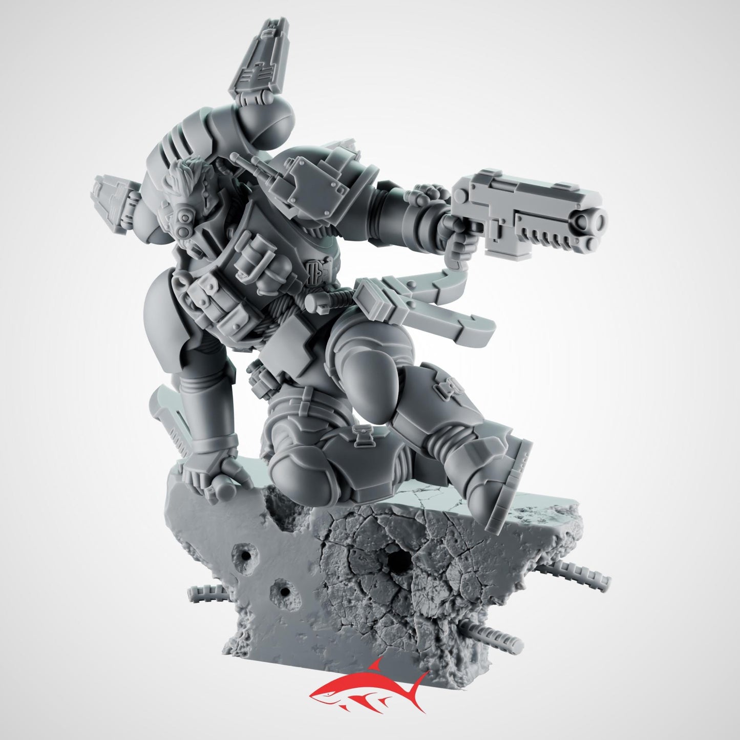 Raider Lieutnant – Lieutenant Jumping Over a Wall While Dodging a Shell Bits Ultra HD 14K