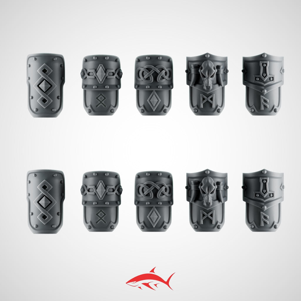 Greaves SET1 Primal Hound Greytide - 14K Ultra HD Bits - 32mm scale resin bit - Sharkass