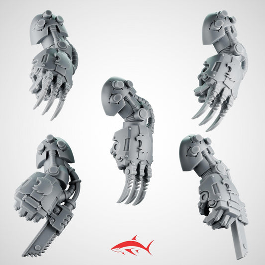 5 Rapt’Ops Terminator Claws – Close Combat Power Fists Bits Ultra HD 14K