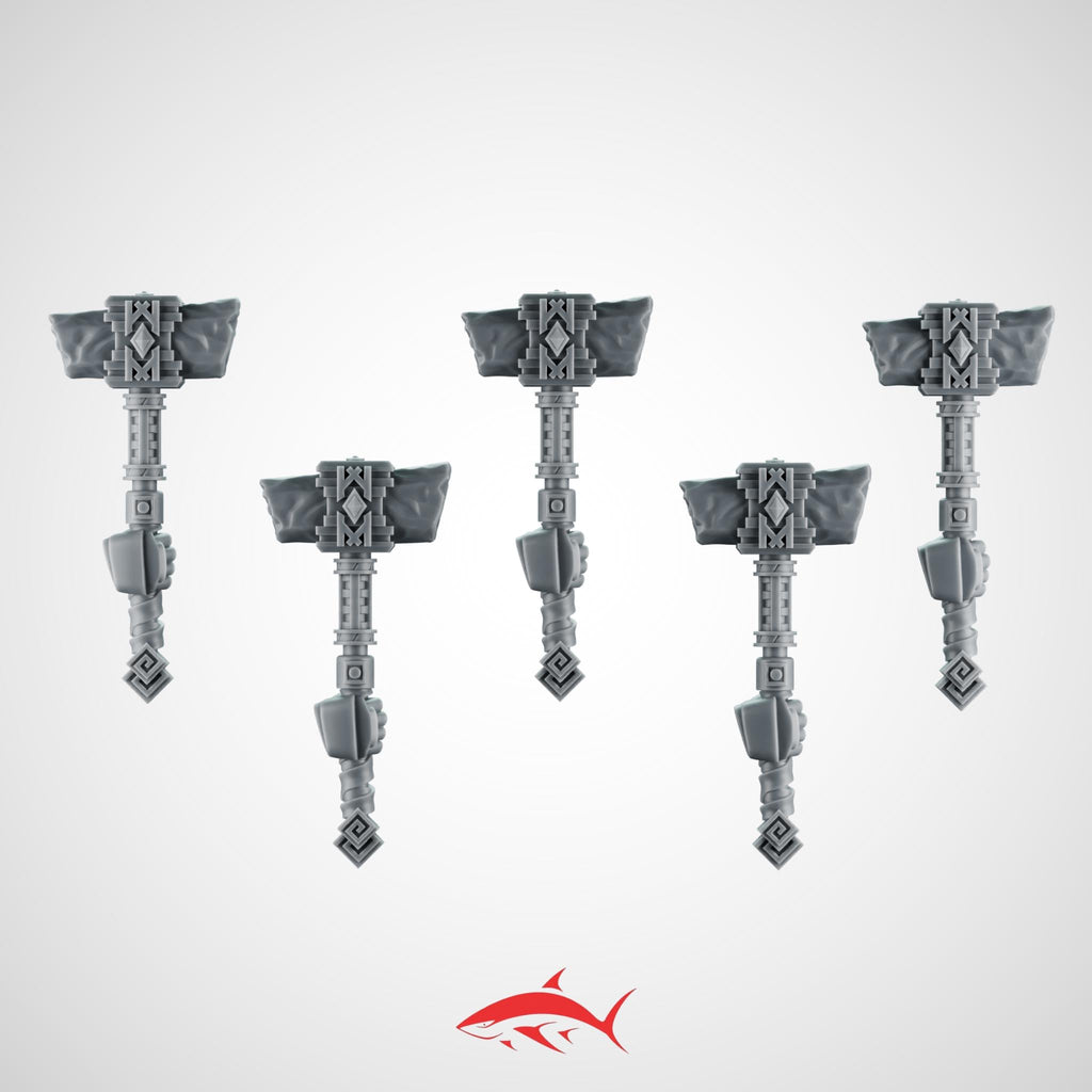 Hammer SET1 Primal Hound Greytide - Left - 32mm scale resin bit - Sharkass