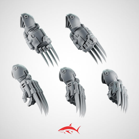 5 Terminator Lightning Claws – Close Combat Weapons – Ultra HD 14K Resin