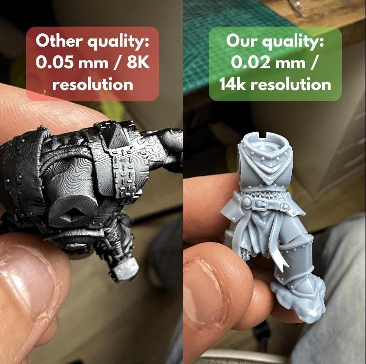 Banner for Termi Eternal Crusader - Right With Arm - 32mm scale resin bit - Sharkass