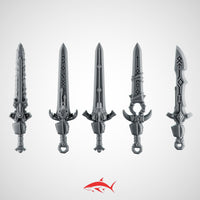 Swords Primal Hound Greytide - Left - 32mm scale resin bit - Sharkass