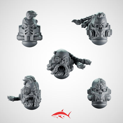 Head SET1 Primal Hound Greytide - Bits Ultra HD 14K