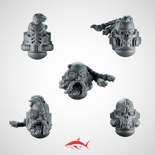 Head SET1 Primal Hound Greytide - Bits Ultra HD 14K