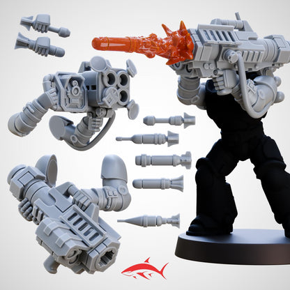 Missile Launcher Generic and Accessories for Demolition Team - Bits Ultra HD 14K