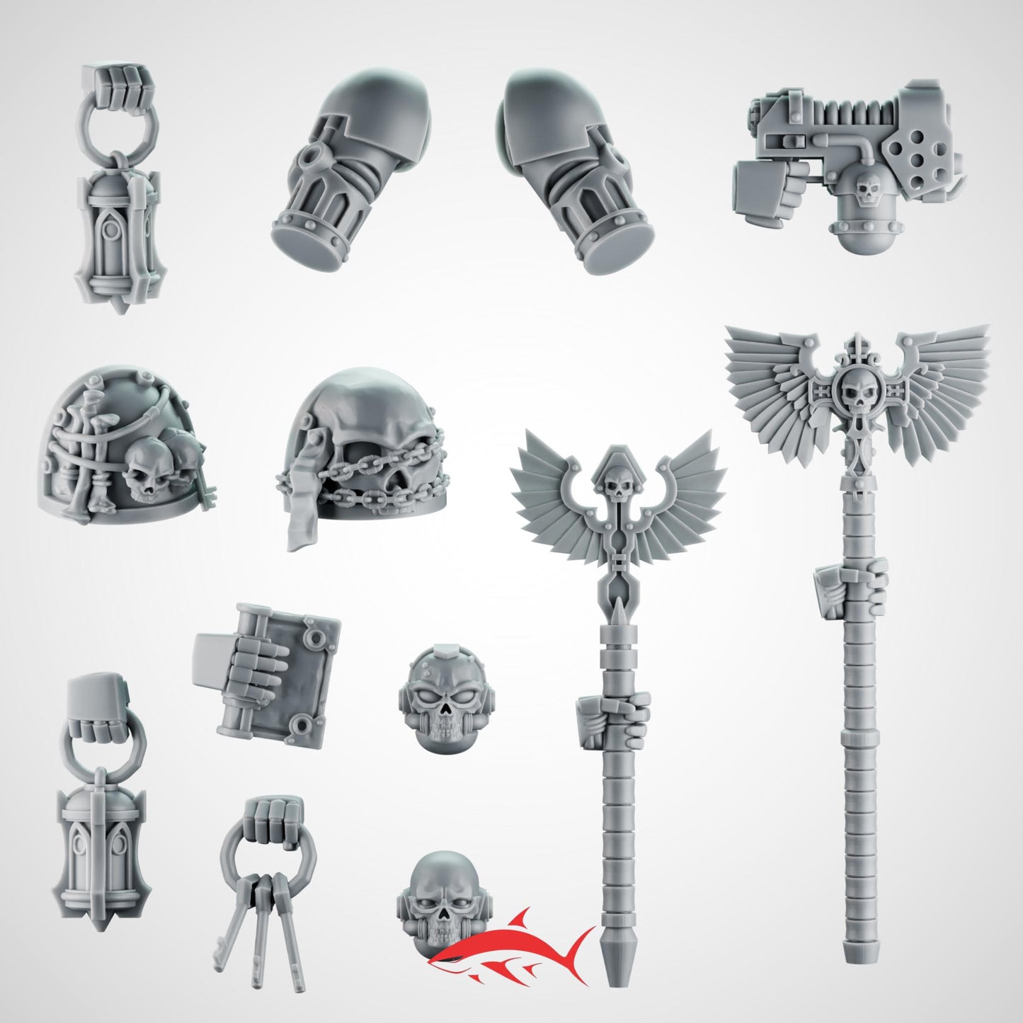 Zealot Conversion Kit – Thème Croisés Noirs – Wargame Grimdark - Ultra HD 14K