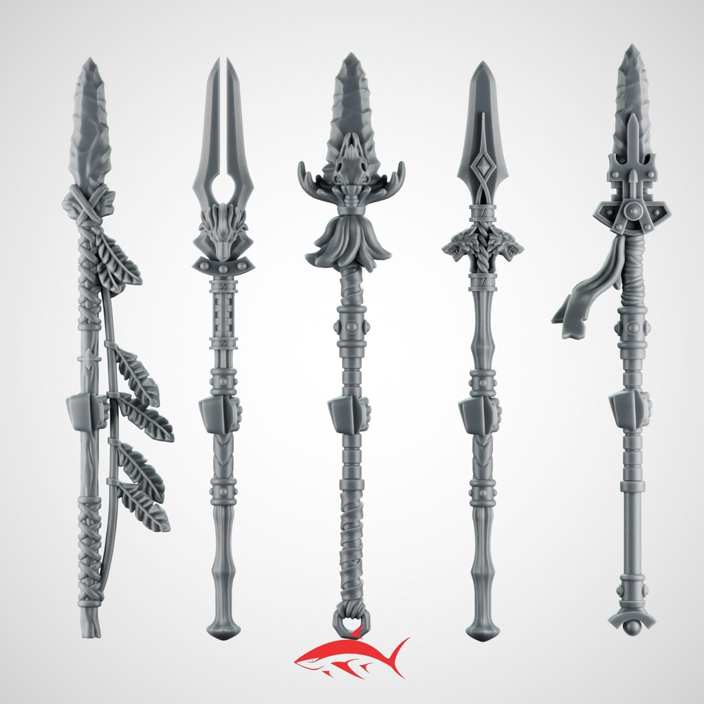Spears Primal Hound Greytide - Left - 32mm scale resin bit - Sharkass