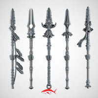 Spears Primal Hound Greytide - Left - 32mm scale resin bit - Sharkass