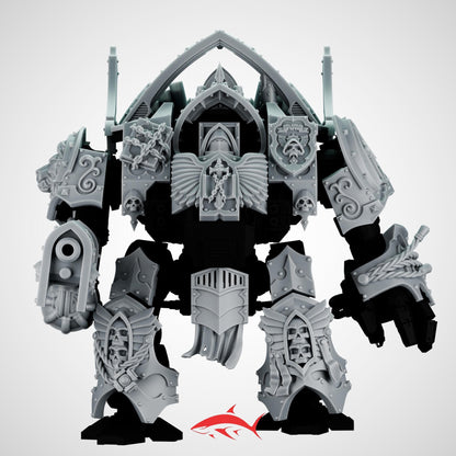 Dread Kit Angel of the Death – Gothic Lion Plates, Wings & Relic Censers – Redemptor-Size Upgrade – Ultra HD 14K Resin [Sharkass Exclusive]