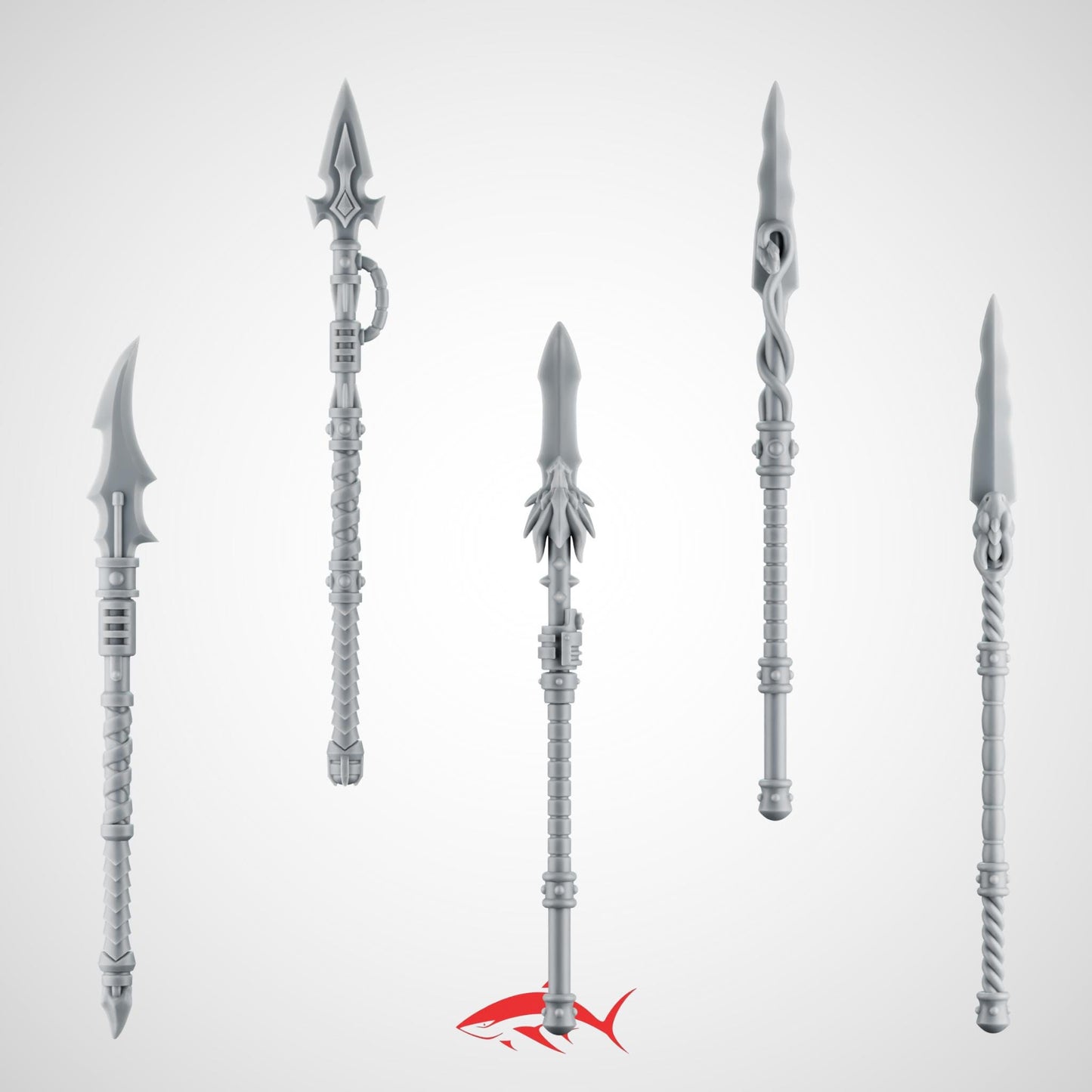 5 Greytide Spear Without Hands for Fire Lizard – Spike, Dragon Teeth And Claw