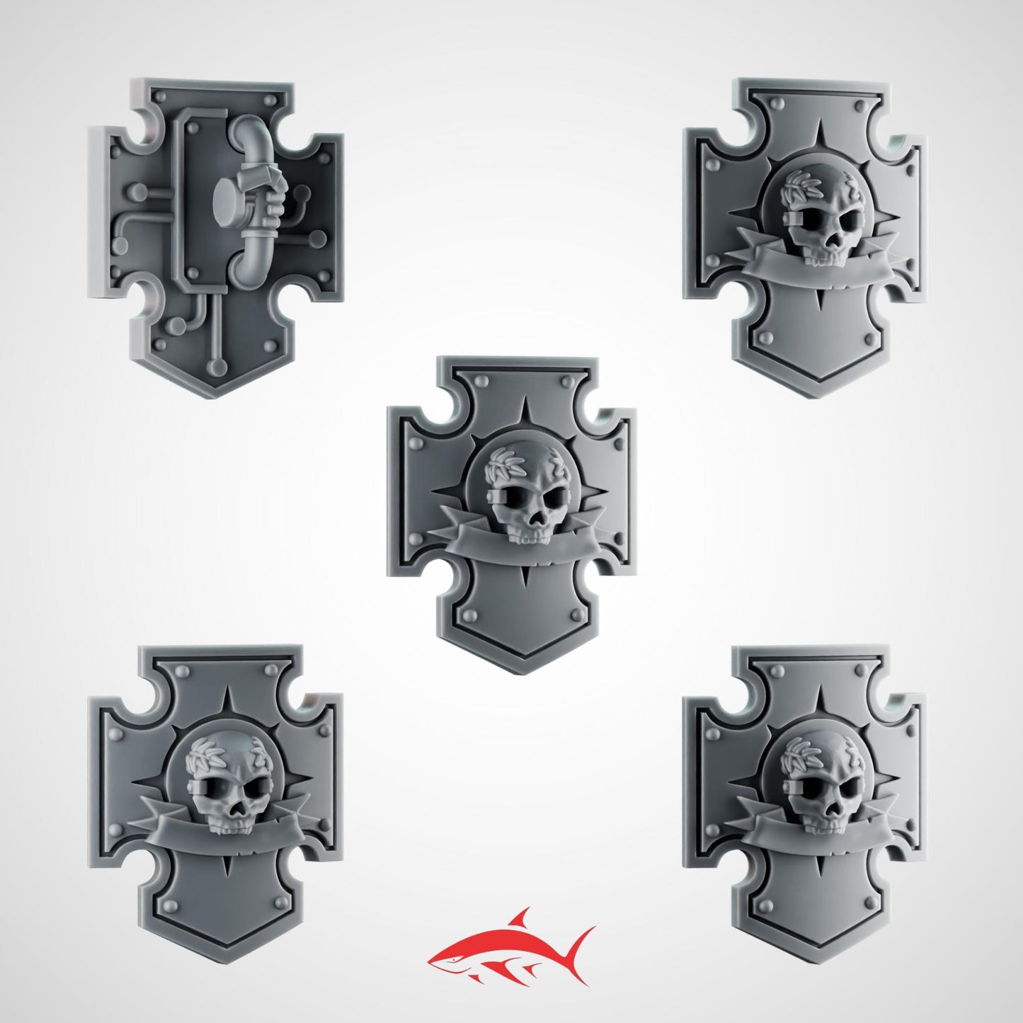 5 Shields– Massive Battle Shields Generic Melee Weapons Bits Ultra HD 14K
