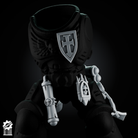 Black Crusaders Religious Accessories – 32mm Heroic Scale – Scrolls, Relics & Iconography - resin bit - Sharkass