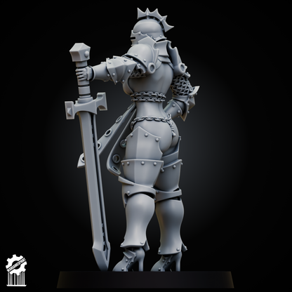 Sexy female Knight – Colossal Sword + NSFW [Supported]