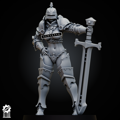 Sexy female Knight – Colossal Sword + NSFW [Supported]