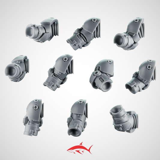 10 Heavy Guard Arms – Heavy Combat Pieces – Ultra HD 14K Resin