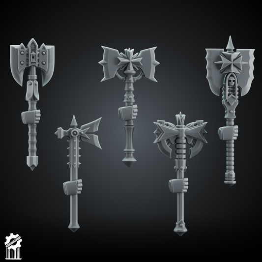 Crusader Axe Kit Set 1 – Heroic 32mm Scale [Supported]