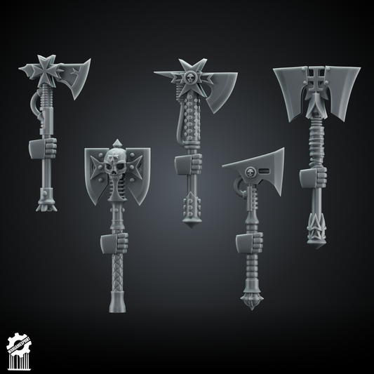 Crusader Axe Kit Set 2 – Heroic 32mm Scale [Supported]