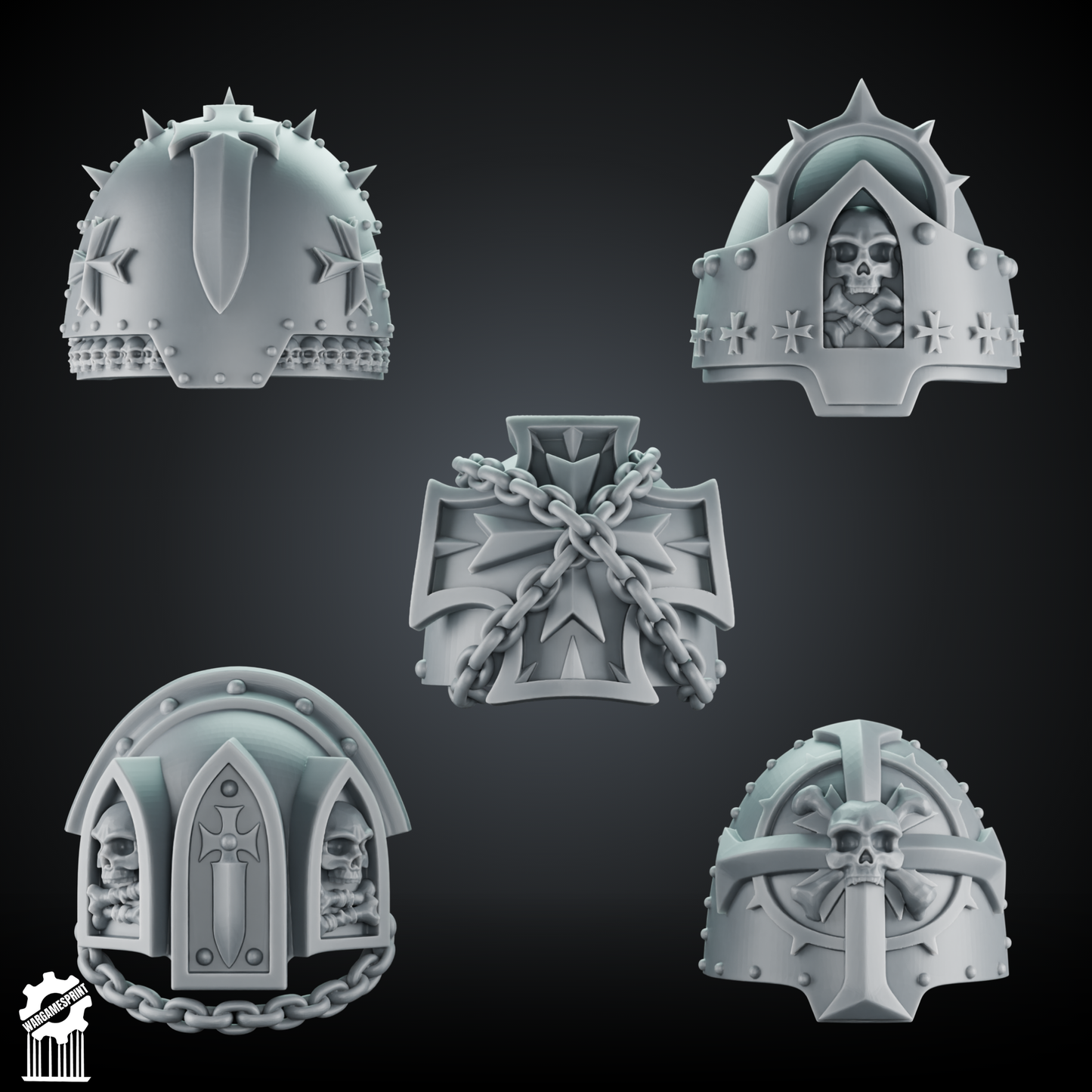 Big shoulder pad space crusader SET1 - SUPPORTED