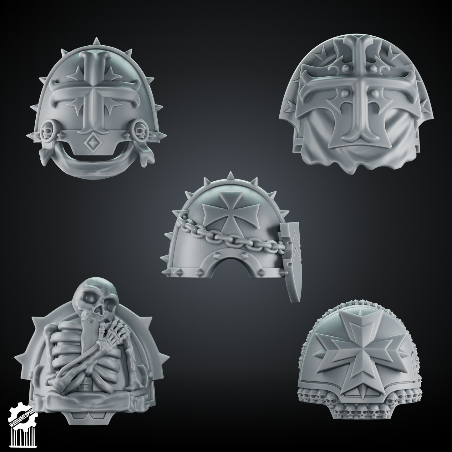 Big shoulder pad space crusader SET2 - SUPPORTED