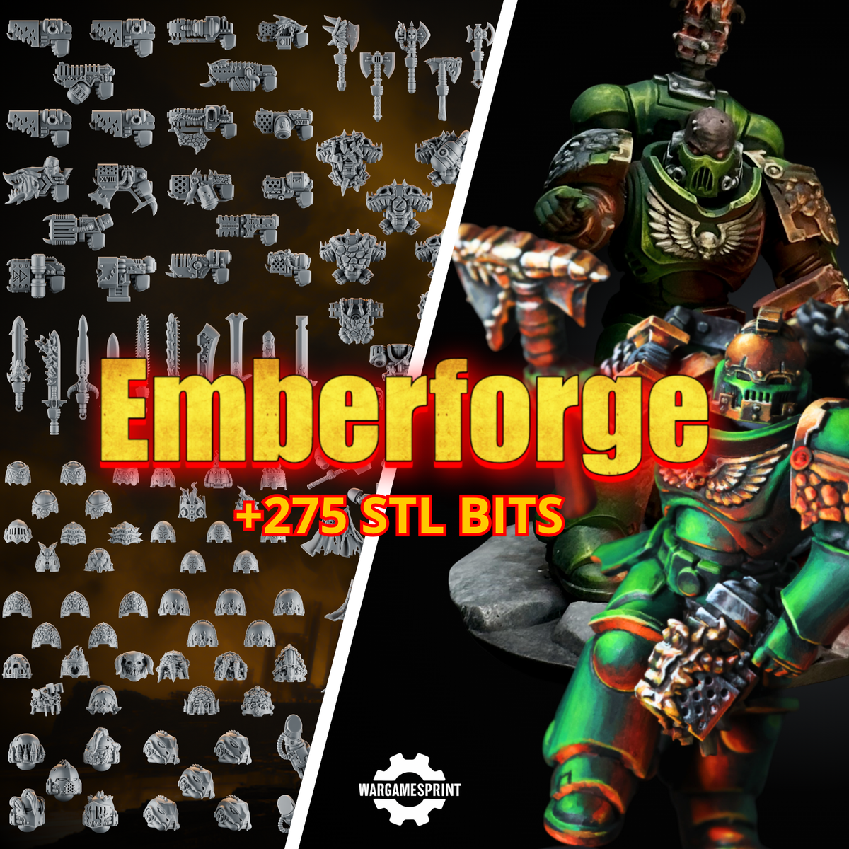 Emberforge pack | + 275 bits - resin bit - Sharkass