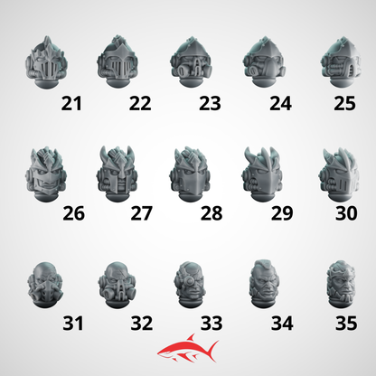 Bundle Heads Fire Lizard - Bits Ultra HD 14K