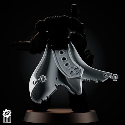 Crusader Cloak Set – 5 Knightly Capes + Heroic 32mm Scale [Supported]