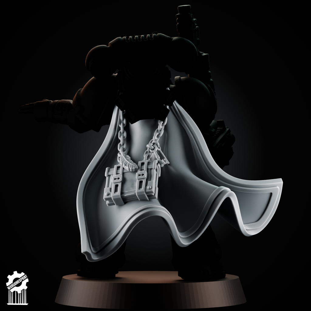 Shadowguard Cloak Set – 5 Gothic Capes + Heroic 32mm Scale - resin bit - Sharkass