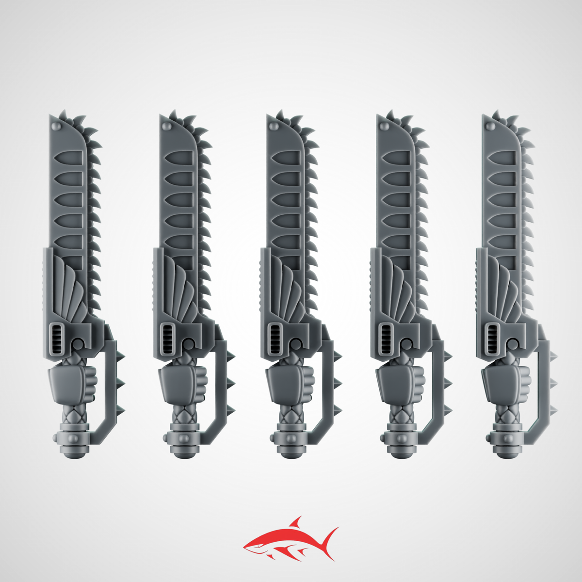 Chainsword Set 1 Shadowguard Angel of the Death - Left - resin bit - Sharkass