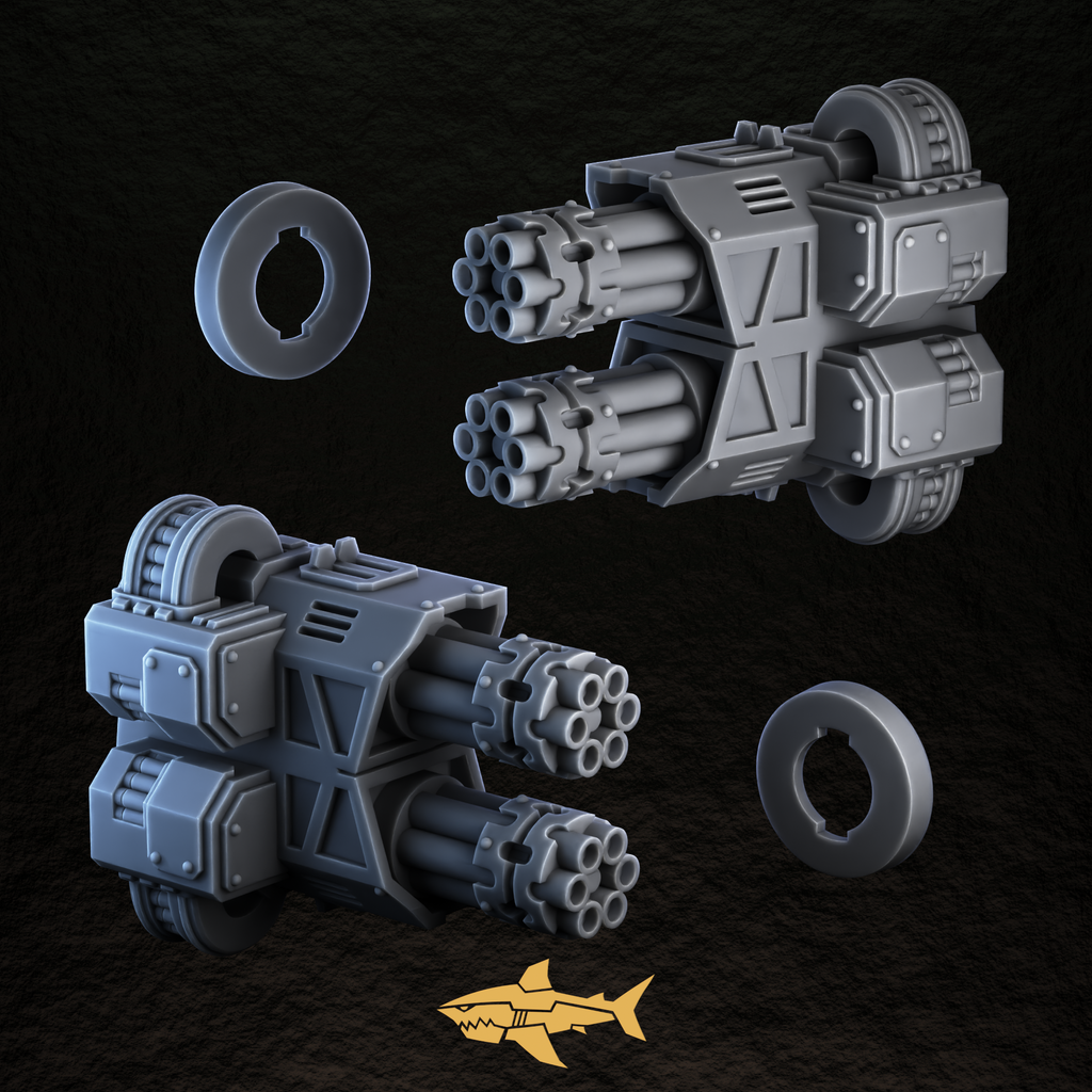 DOUBLE GATLING compatible BALLISTUS with EXTENSION