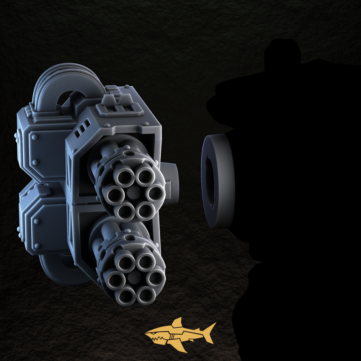 DOUBLE GATLING compatible BALLISTUS with EXTENSION