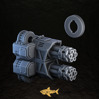 DOUBLE GATLING compatible BALLISTUS with EXTENSION