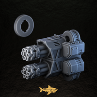 DOUBLE GATLING compatible BALLISTUS with EXTENSION