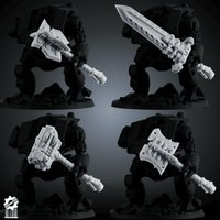 Complete Dread Weapon Bundle – Melee, Heavy Fists, Claws & Ranged Options - resin bit - Sharkass