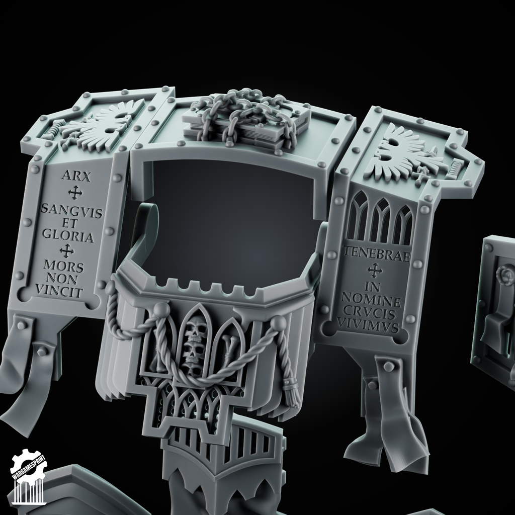 Venerable Dread Armor Kit – Gothic Crusader Style + Iconic Details - resin bit - Sharkass