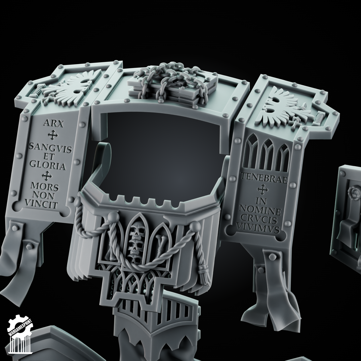 Venerable Dread Armor Kit – Gothic Crusader Style + Iconic Details - resin bit - Sharkass