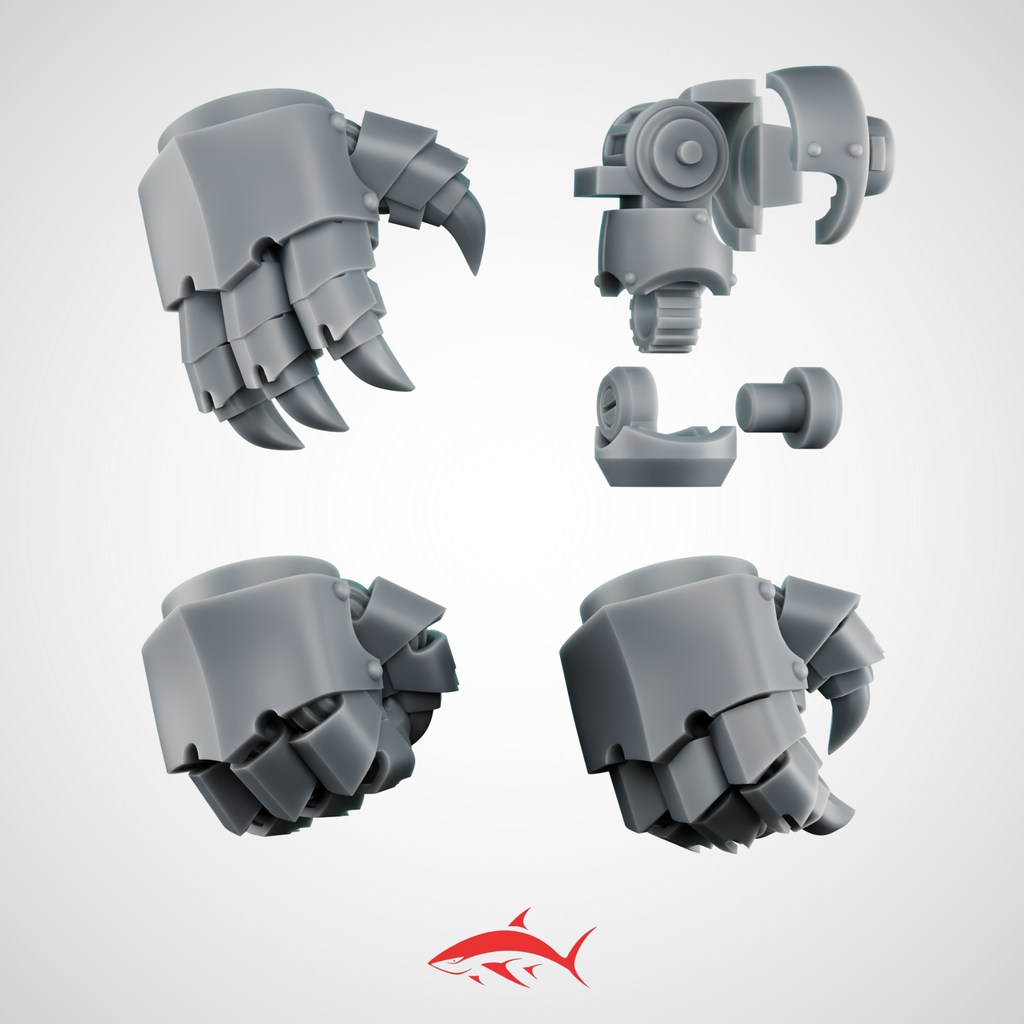 Dread Redempt and Brutal Claw - resin bit - Sharkass