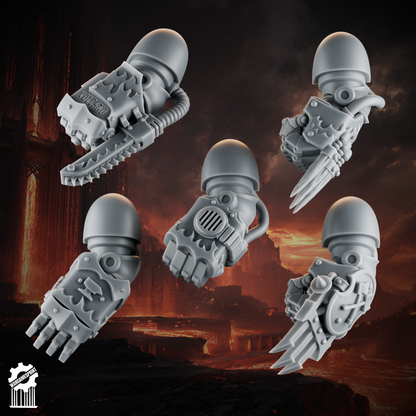 Emberforge big fist set 2 - Fire lizards [Supported]