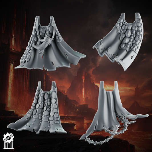 Emberforge cloaks set 1 - Fire lizards [Supported]
