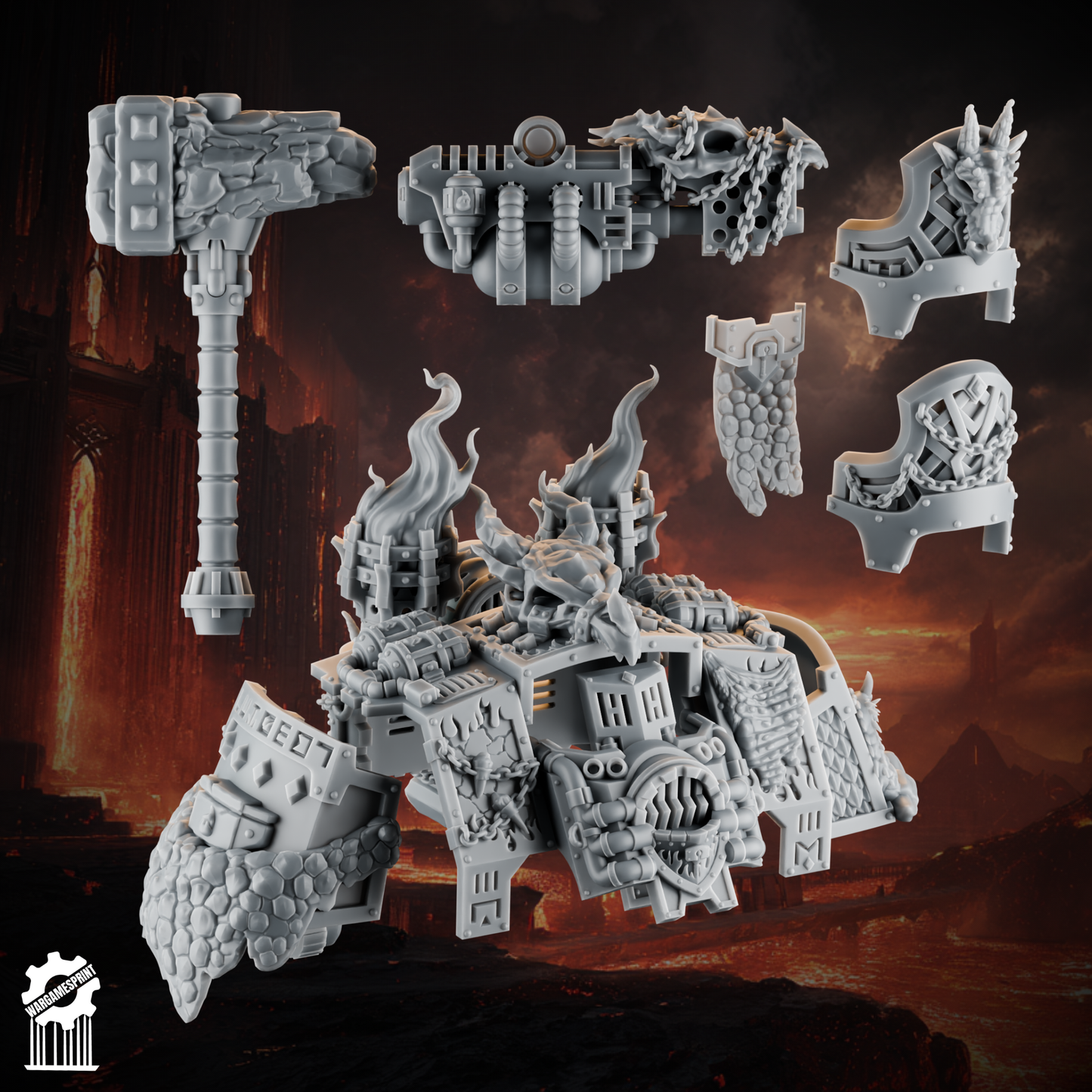 Emberforge dred kit - Fire lizards [Supported]