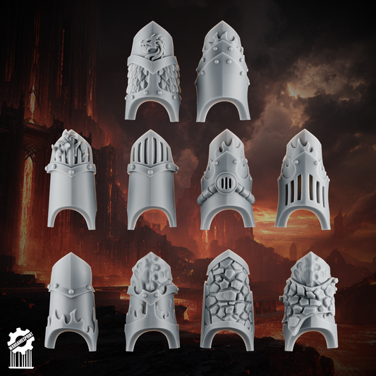 Emberforge legs armor - Fire lizards [Supported]